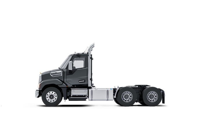 A black and white truck AI-generated content may be incorrect.