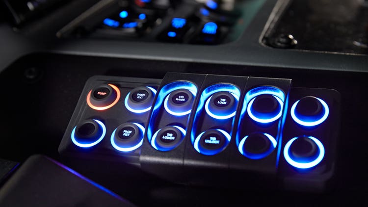 Bluetooth-enabled, hands free radio capabilities and smartphone integration in LR electric trucks.