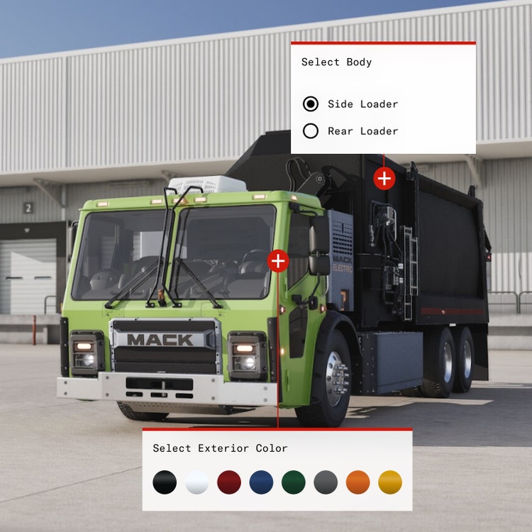 Ground up customization of LR electric truck using Builder.
