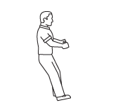 Stand up driving configuration
