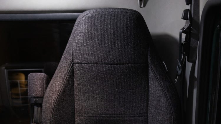 Premium driver’s seat and belt offers smooth and a safe ride.